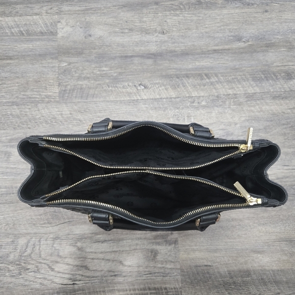 🐢 Tory Burch Robinson Patchwork Double Zip Leather Bag - Picture 11 of 14